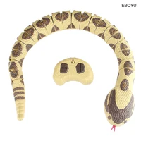 EBOYU RC Rattlesnake 77cm Long Remote Control RC Snake Realistic Rattlesnake Toy for Kids Birthday Party Gift Play 2