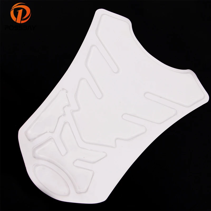 

POSSBAY Motorcycle Oil Tank Stickers Transparent Crystal Epoxy Decal Pad Protector For Honda Kawasaki Suzuki Yamaha Cafe Racer
