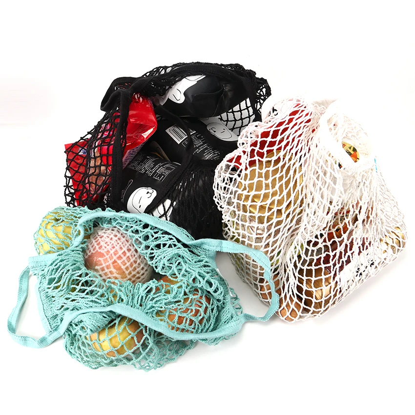 1PC Reusable String Fruit Shopping Bag Supermarket Grocery Bag Shopper Tote Mesh Net Woven Cotton Hand Totes 1PC Reusable String Fruit Shopping Bag Supermarket Grocery Bag Shopper Tote Mesh Net Woven Cotton Hand Totes