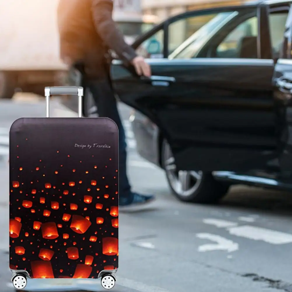 Luggage Case Protective Cover Thick Wear-Resistant Elastic Box Travel Cases Suitcase Dust Bag Covers For 18 - 31 Inch Luggage