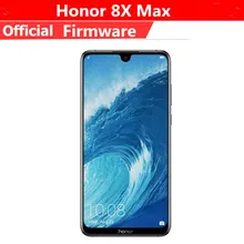 DHL Быстрая Honor 8X Max 4G LTE мобильный телефон Android 8,1 7,1" FHD 2244X1080 6 Гб ram 128 ГБ rom отпечаток пальца 16,0 Мп