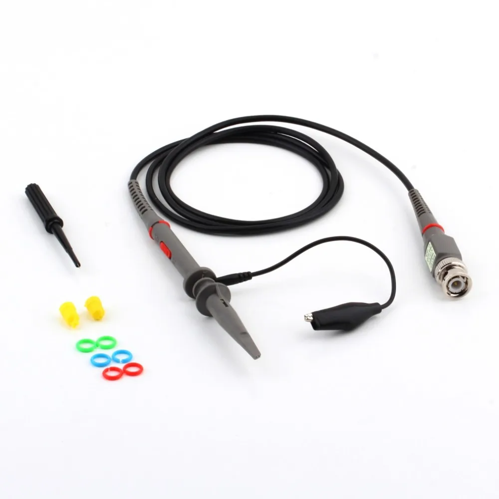 1 комплект P6060 осциллограф 100 МГц osciloscopio зонд DC 60Hz с зажимом|scope clip probe|scope clipp6100