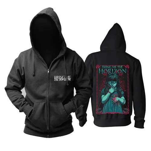 Bloodhoof BRING ME THE HORIZON BMTH-ROCK METAL BAND-BMTH SWEAT Толстовка азиатского размера - Цвет: 3