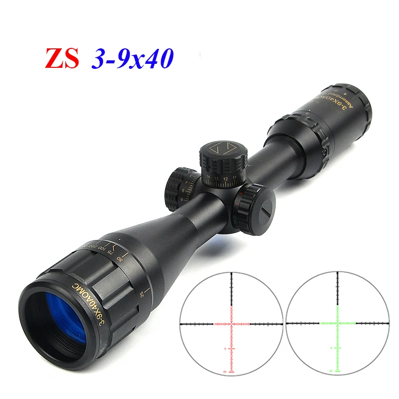 

CS Hunting 3-9X40 Golden Marking Riflescope Red And Green Dot Illumination Optics Hunting Sniper Gear