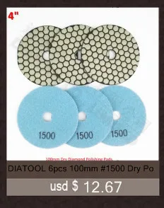 SHDIATOOL 6 pcs 100 milímetros #50 4