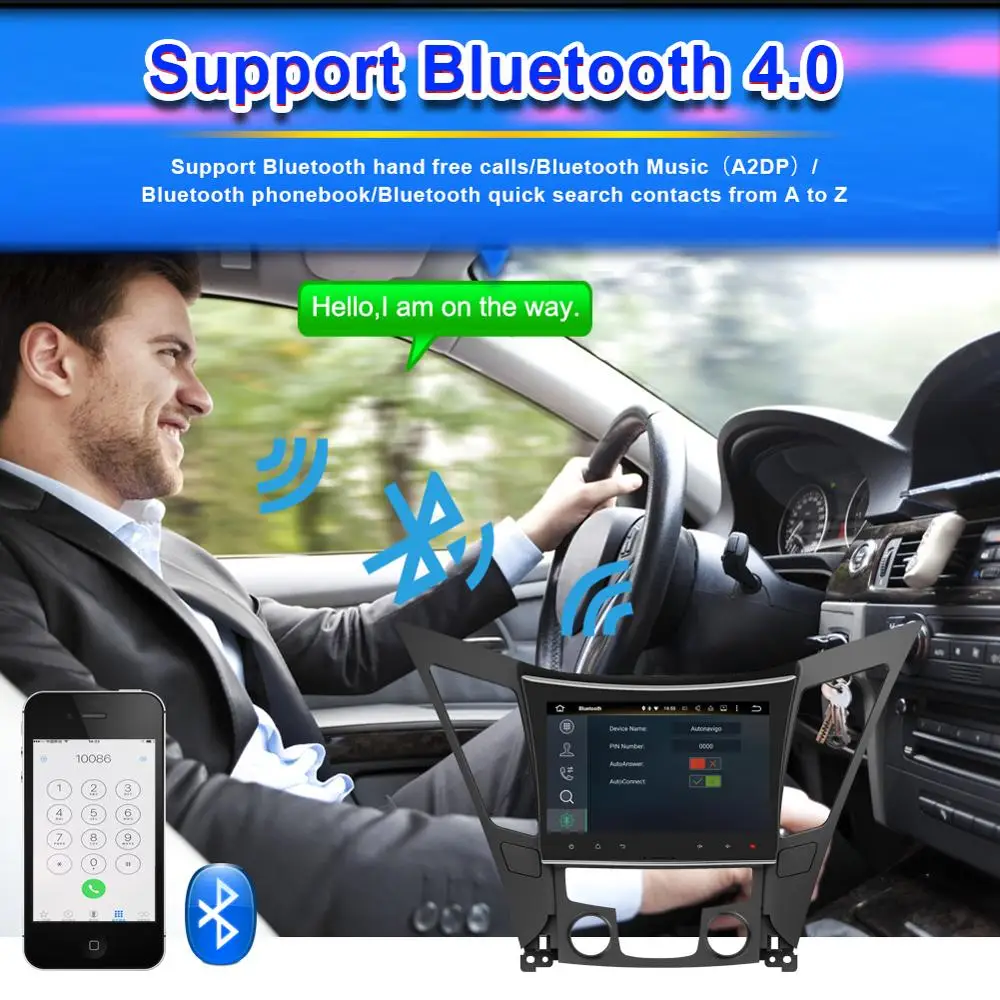 Clearance 10.1 Inch 4GB RAM Android IPS Screen Car Video Multimedia Player For Hyundai Sonata 2012 2013 2014 Car Radio Stereo Bluetooth 6