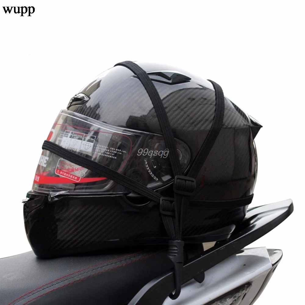 

2 Hooks Motorcycles Moto Strength Retractable Helmet Luggage Elastic Rope Strap Drop ship