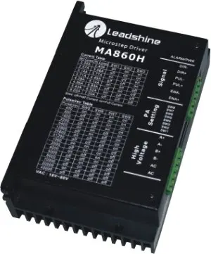 

Free shipping Leadshine 2-phase stepper Driver MA860H work 24-80 VDC out1.8A to 7.2A fit NAME 34 Stepper motor 3.5NM or 4.5NM