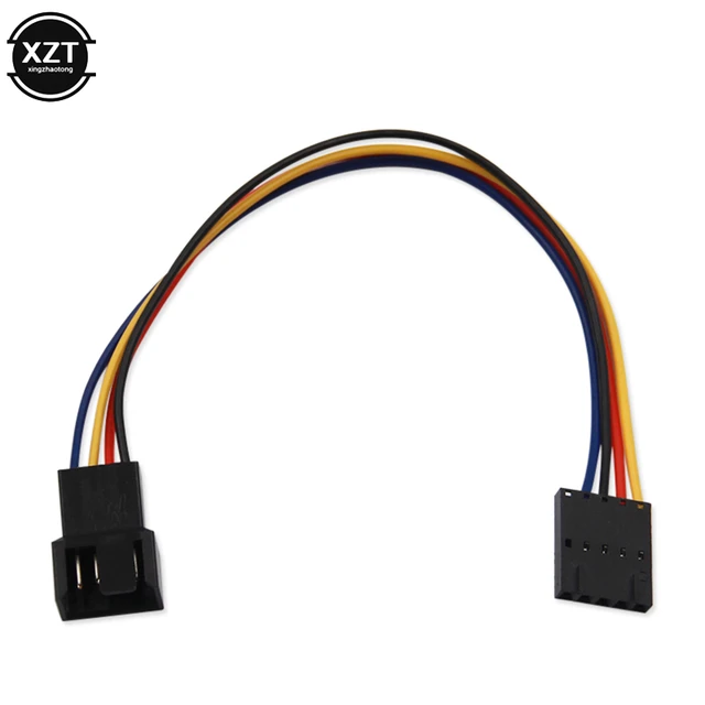 Adaptateur de connecteur de ventilateur 5 à 4 broches, câble d'extension,  pour ordinateur, PWM, refroidissement CPU, pour Dell, 5 styles de loquet PC  - AliExpress