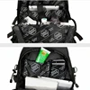 Men's backpack Oxford cloth material with USB fashion leisure college style high quality large capacity multi-functional design 6