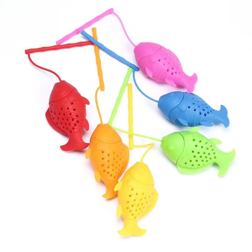 

Fish Silicone Tea Strainers Infuser Fish Creative Tea Tea-leaves Strainers Fishing Model Tea Filter LX5164