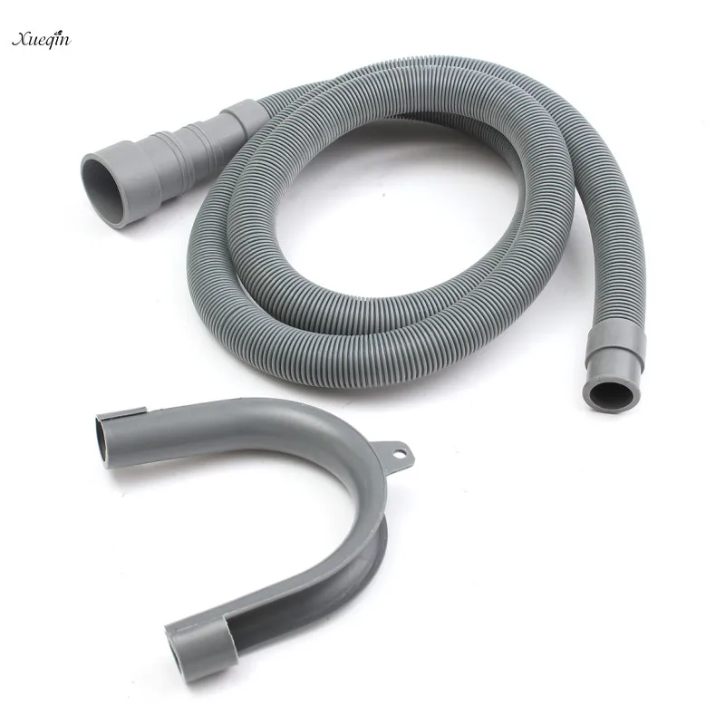 

1Pcs 2.5M/3M PVC Washing Machine Dishwasher Drain Waste Hose Extension Pipe With Bracket Set Waschmaschine Ablaufschlauch