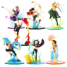 15-18cm de una pieza figura de Luffy roronoa zoro sanji ace Boa Hancock PVC MODELO DE figura de acción de una pieza muñecas de juguete