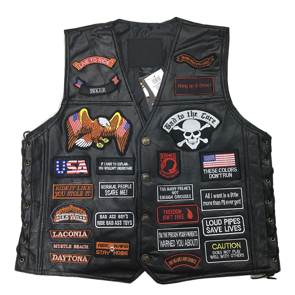 Мотоциклетная куртка, Мужская Байкерская жилетка, кожаная жилетка, куртка для верховой езды в стиле панк, ретро, Jaqueta, повседневная куртка