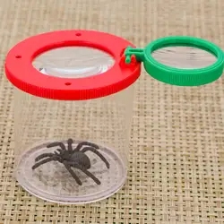 Портативный цилиндрической формы наблюдения насекомых Лупа просмотра Дети игрушка в подарок