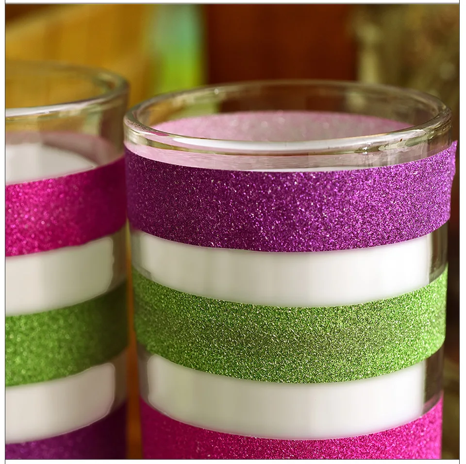 / 10/ m Green DISPLAY08/ glitter Washi Sticky carta mascheratura nastro adesivo decorativo DIY Craft/