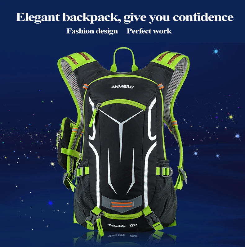 Sale Anmeilu 18L Cycling Hydration Backpack Waterproof Nylon Bicycle Bag With Rain Cover Bike Water Bag Climbing Hiking Shoulder Pack 6 Sale Anmeilu 18L Cycling Hydration Backpack Waterproof Nylon Bicycle Bag With Rain Cover Bike Water Bag Climbing Hiking Shoulder Pack 6