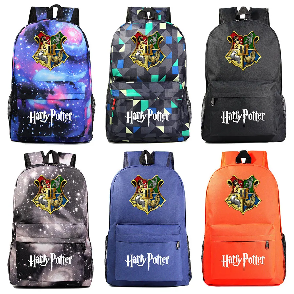 

New Slytherin Gryffindor Harry Potter Hogwarts Boy Girl Book School bag Women Bagpack Teenagers Schoolbags Men Student Backpacks