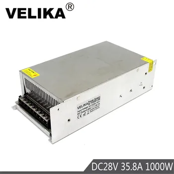 

Universal Power Supply Switch DC28V 35.8A 1000W Driver Transformer 220V 110V AC to DC 28V SMPS for CNC CCTV 3D Printer Stepper