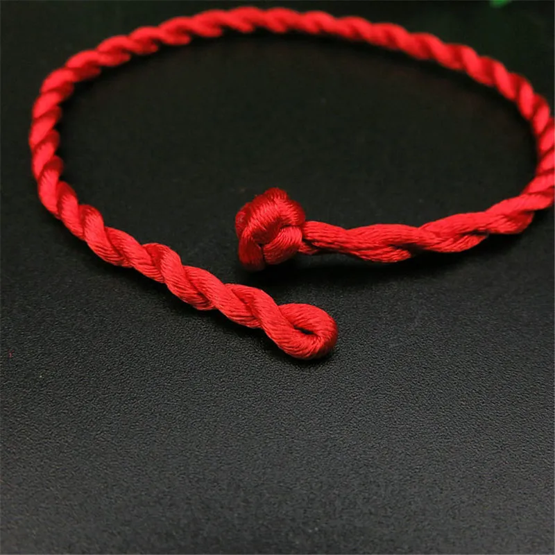 

LNRRABC new Fashion 1 Pc Red Rope Bangle Bracelet Lucky Bracelets Cord String Handmade Couple Bracelet Friends Gift