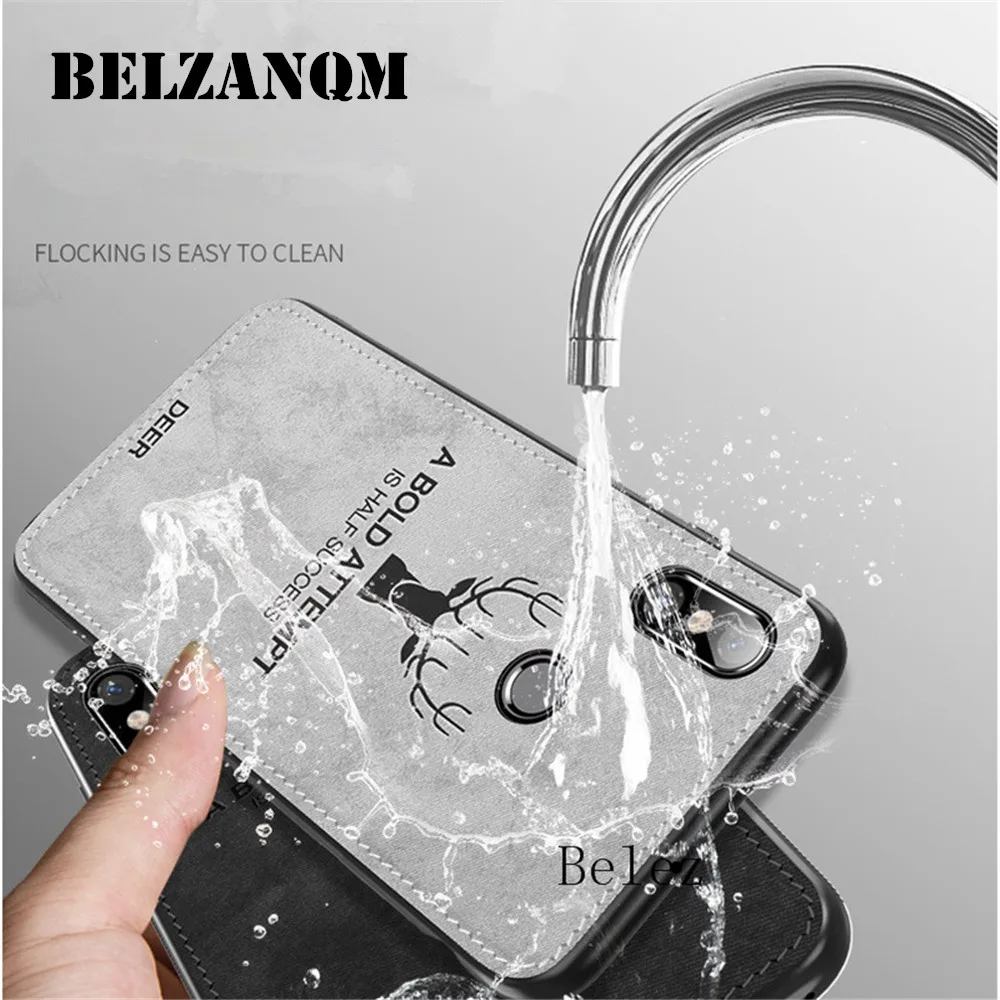 Fabric Cloth Silicone Phone Case On For Xiaomi Mi 8 Redmi 5 Plus 03