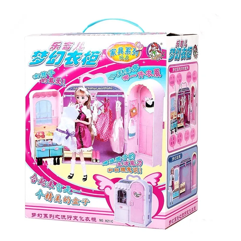 Fantastic-wardrobe-Children-Vinyl-dolls-girl-playing-toys-Girl-diy-dress-doll-Girls-present-suit-clothes