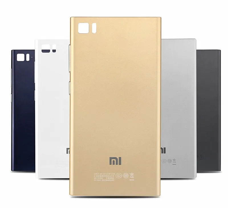 Оригинальный Стильный чехол для Xiaomi 3 Mi3 M3 WCDMA задняя крышка аккумулятора + лоток SIM