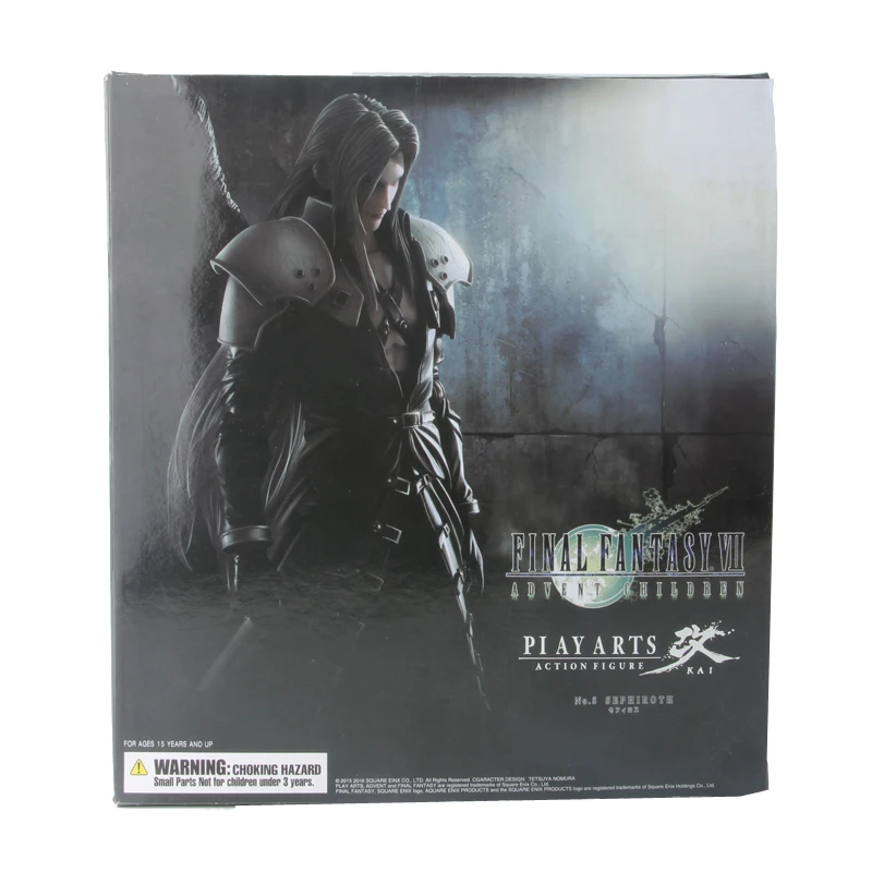 Play Arts Final Fantasy 7 Сефирот фигурка Коллекционная модель игрушки 25 см