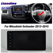 Liandlee для Mitsubishi Outlander 2013~ автомобильный радиоприемник для Android плеер с gps-навигатором карты HD сенсорный экран ТВ Мультимедиа без CD DVD