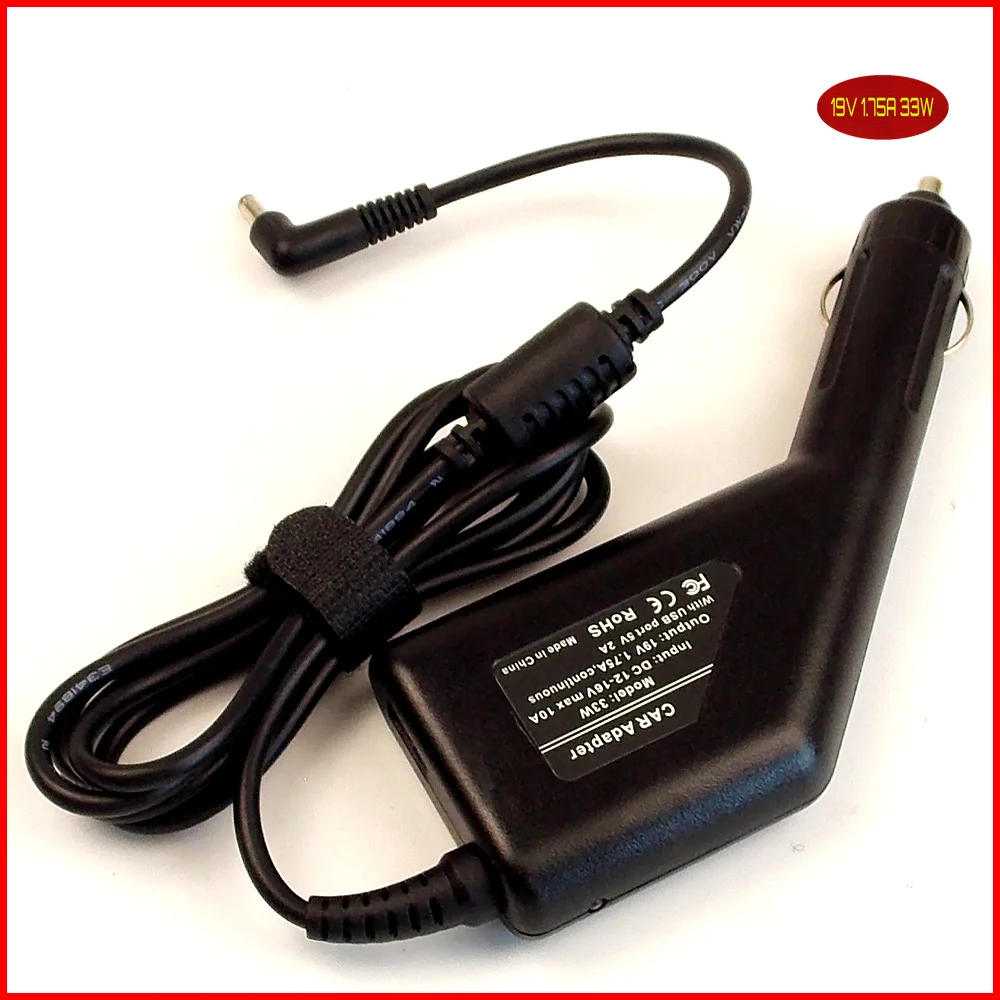 Laptop DC Power Car Adapter Charger 19V 1.75A + USB Port for ASUS VivoBook X202E X202E-DH31T,X202E-CT006H,X202E-DB21T Laptop DC Power Car Adapter Charger 19V 1.75A + USB Port for ASUS VivoBook X202E X202E-DH31T,X202E-CT006H,X202E-DB21T