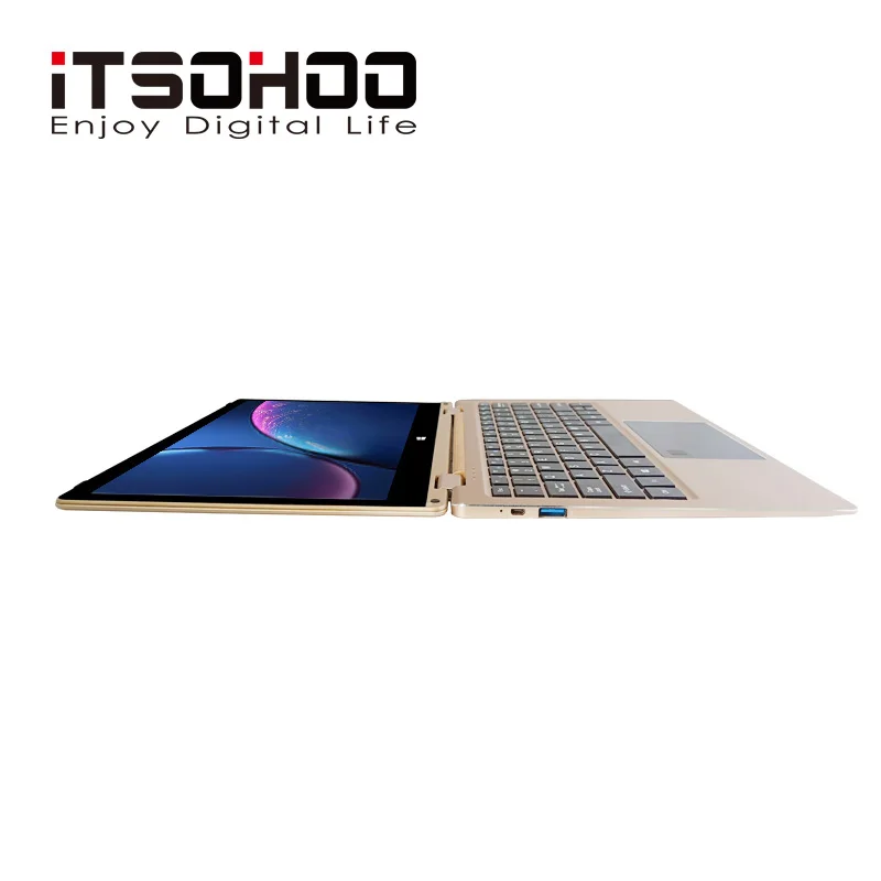 11.6 inch convertible laptops 360 degree touch screen notebook iTSOHOO 8GB RAM Metal Golden laptop fingerprint unlock computer 11.6 inch convertible laptops 360 degree touch screen notebook iTSOHOO 8GB RAM Metal Golden laptop fingerprint unlock computer