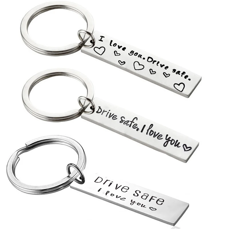 Custom Fashion Charms брелоки подарки гравировка Драйв Сейф я люблю тебя брелок пары