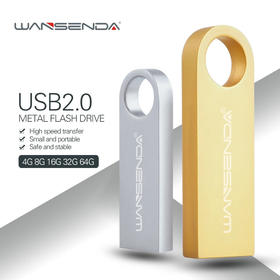 

2017 Hot sale WANSENDA Mini key USB Flash Drive pen drive 4GB 8GB 16GB 32GB 64GB USB stick pendrive Gift