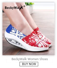 BeckyWalk/весенние женские лоферы с принтом; Повседневная Удобная обувь на плоской подошве; женская парусиновая обувь без застежки на платформе; женские кроссовки; WSH2933