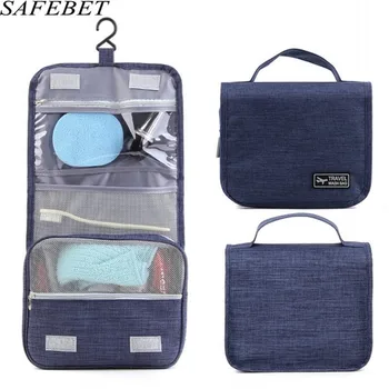 

SAFEBET Brand Women Man Large Capacity Waterproof Organizer Cosmetic bag Travel Multifunction Portable Beauty Up Toiletry Bag