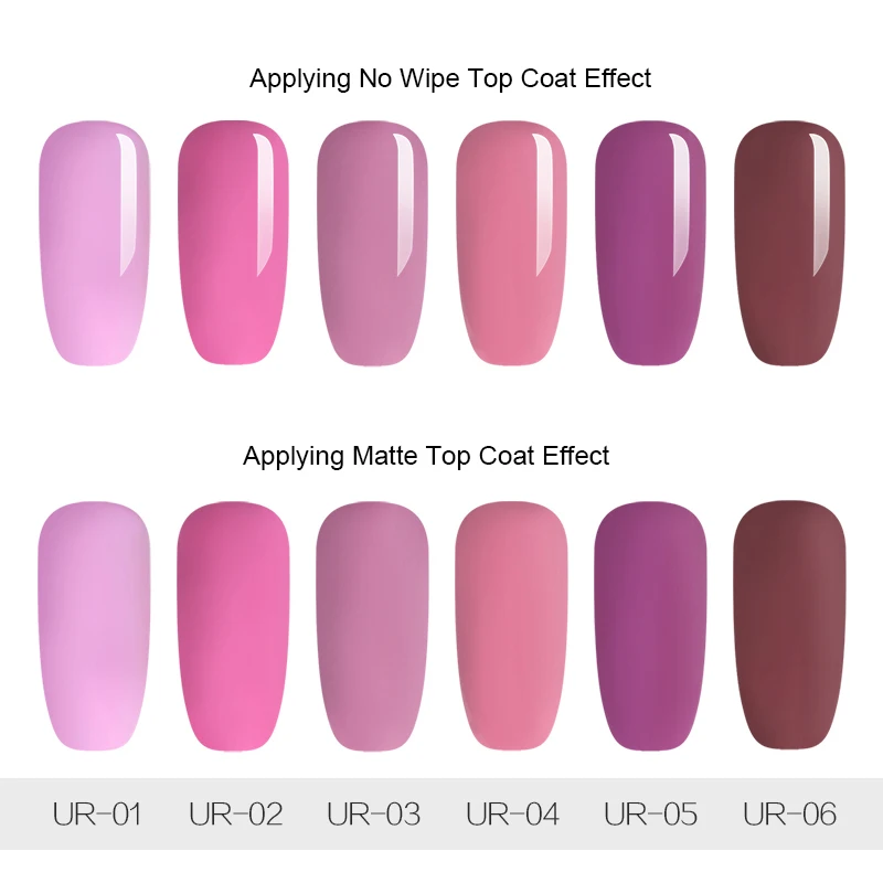 Ur Sugar 7 5ml Pure Color Uv Gel Polish Pale Mauve Pink Long Ur Sugar 7 5ml Pure Color Uv Gel Polish Pale Mauve Pink Long Lasting Soak Off Varnish Lacquer Matte Top Base Coat In Nail From Beauty Health