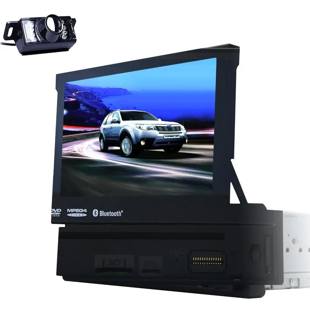 Single Din Car Stereo GPS Navigation Digital Media