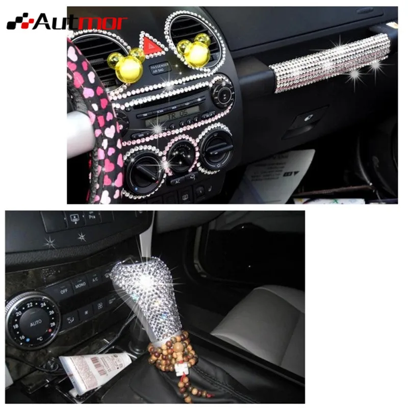 

3mm 6mm Car Auto Interior Computer Exterior Sticker Bling Crystal Design Rhinestone Self Adhesive Scrapbooking Stickers