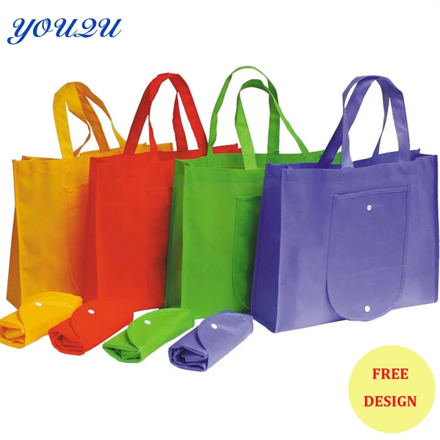 Non woven foldable bag folding shopping bag+ Low price+escrow acceptin Shopping Bags from