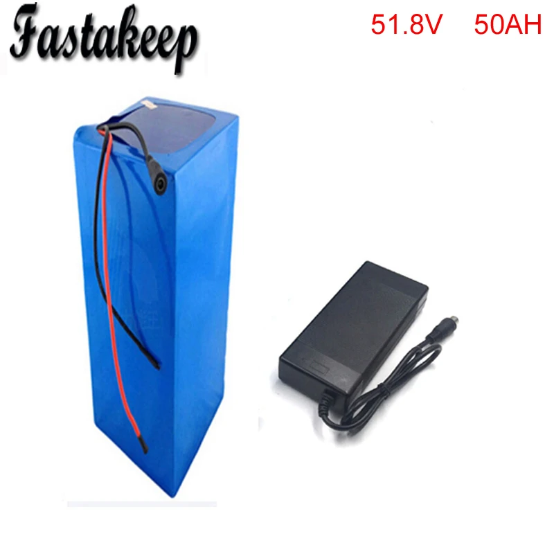 52V 50Ah батарея для электровелосипеда 14S Li-Ion 51,8 V 1500w Аккумулятор для электровелосипеда 48V 1000W 1200W мотор