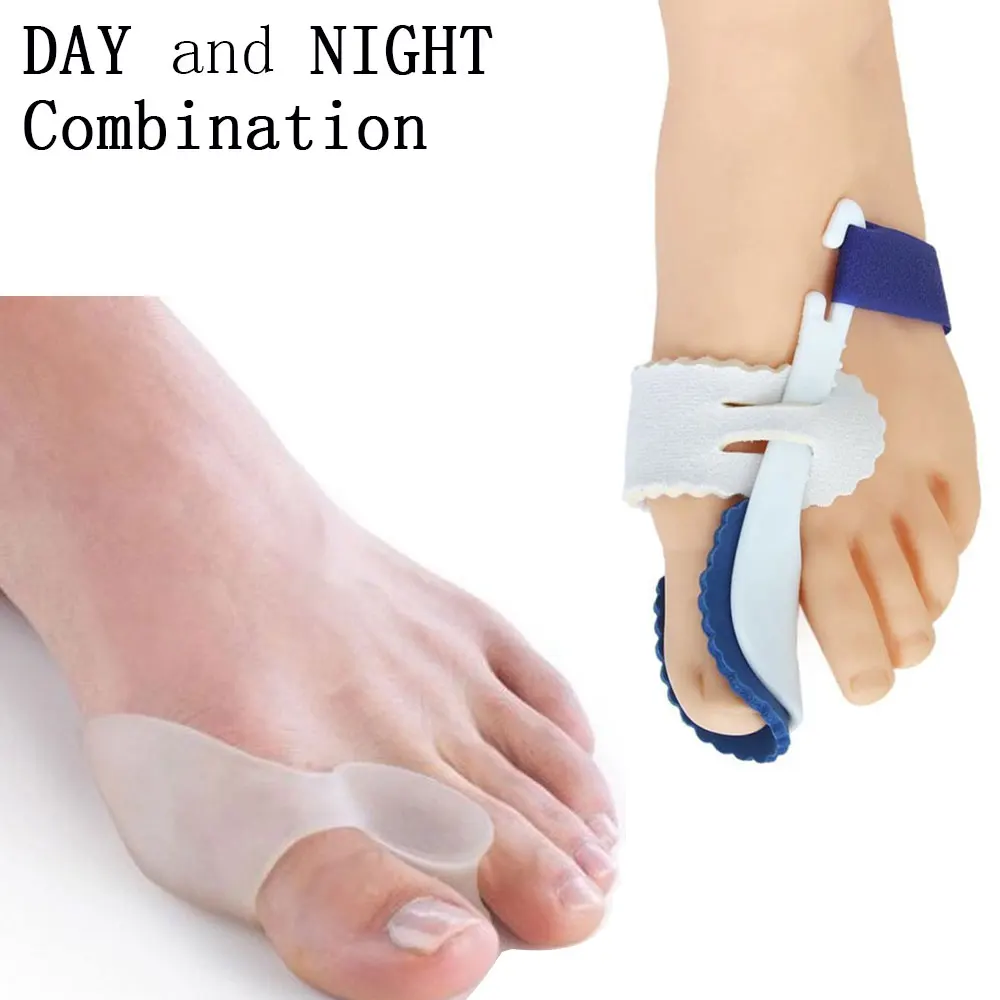 2Paris Soft Bunion Protector Toe Straightener Gel Separators & Bunion