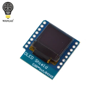 

OLED Shield for WAVGAT D1 mini 0.66" inch 64X48 IIC I2C