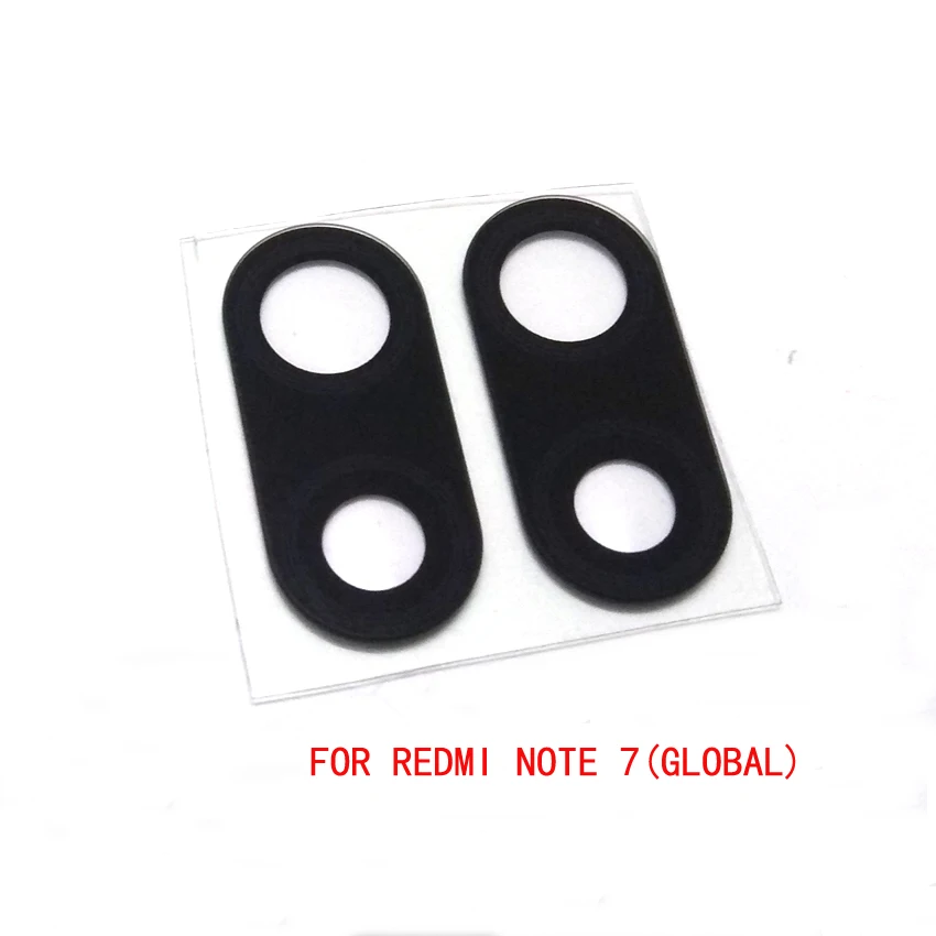 

50pcs Camera Lens For Xiaomi Redmi note 7 pro Back Rear Camera Glass Cover With Adhesive Sticker Repair