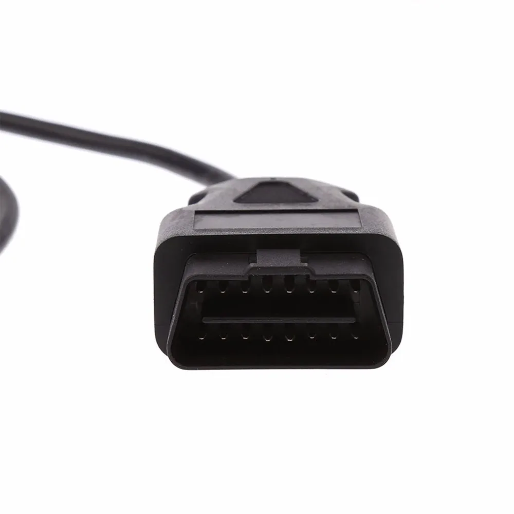 OOTDTY 1 шт. Универсальный OBD2 16Pin для DB9 RS232 адаптер кабель авто диагностический интерфейс OBD 2 кабель удлинитель для головок, новинка, размеры от 90 см