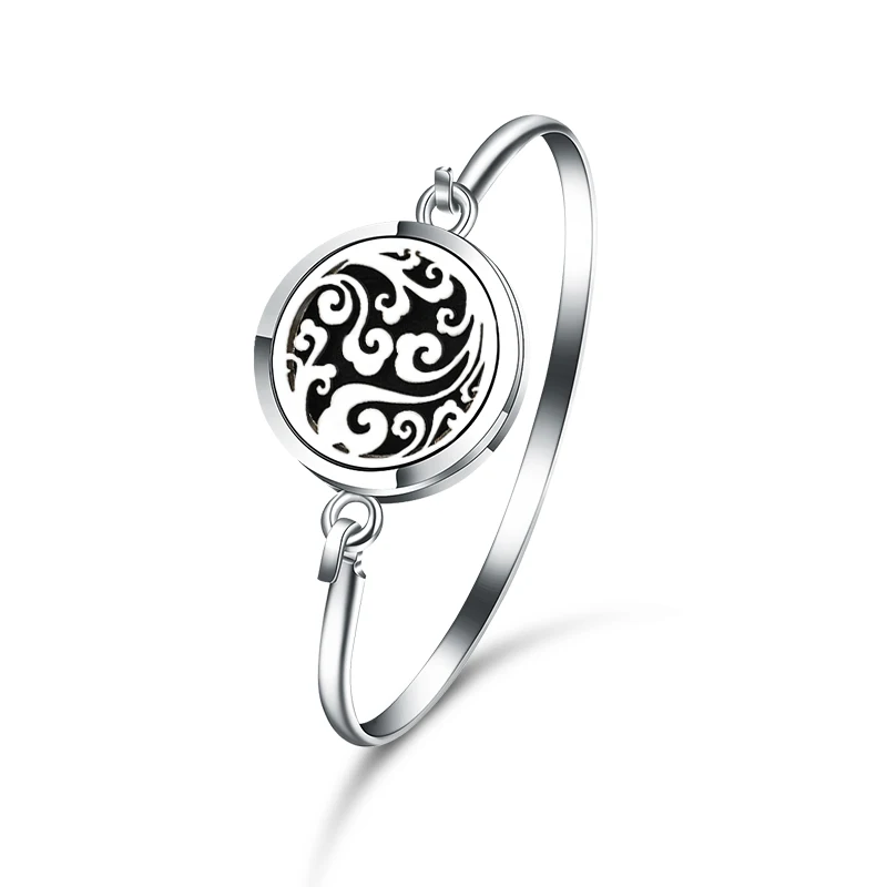 

MODKISR Wholesale Aromatherapy Diffuser Bracelet Stainless Steel Generous 25mm Magnet High Quality Essential Oil Trendy Lockets