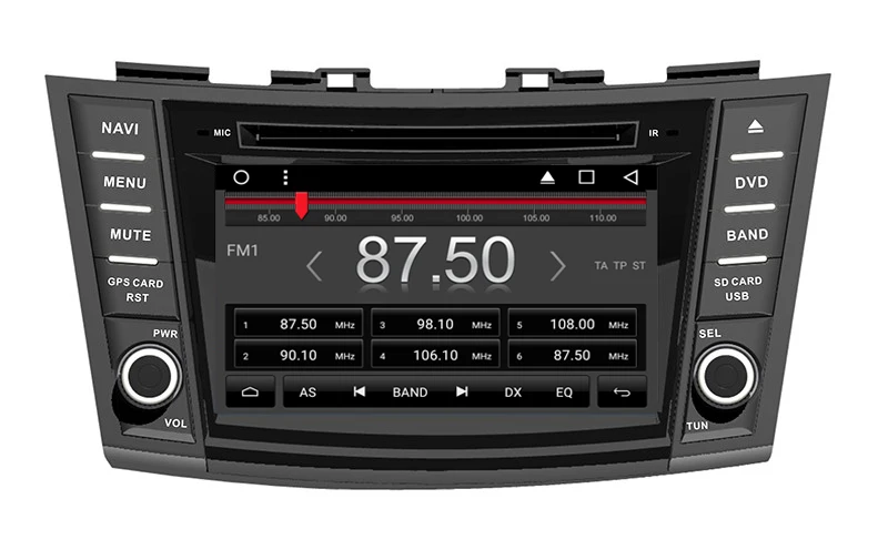 Excellent Free Shipping 7" Android 6.0 Car DVD for Suzuki swift 2012 2013 2014 Car Radio GPS navigation stereo headunit tape recorder 5