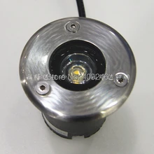 10 шт./лот 1 Вт светодиодные подземный прожектор IP65 Похоронен освещение Светодиодная лампа открытый свет 12 В или 24 В или AC85-265V