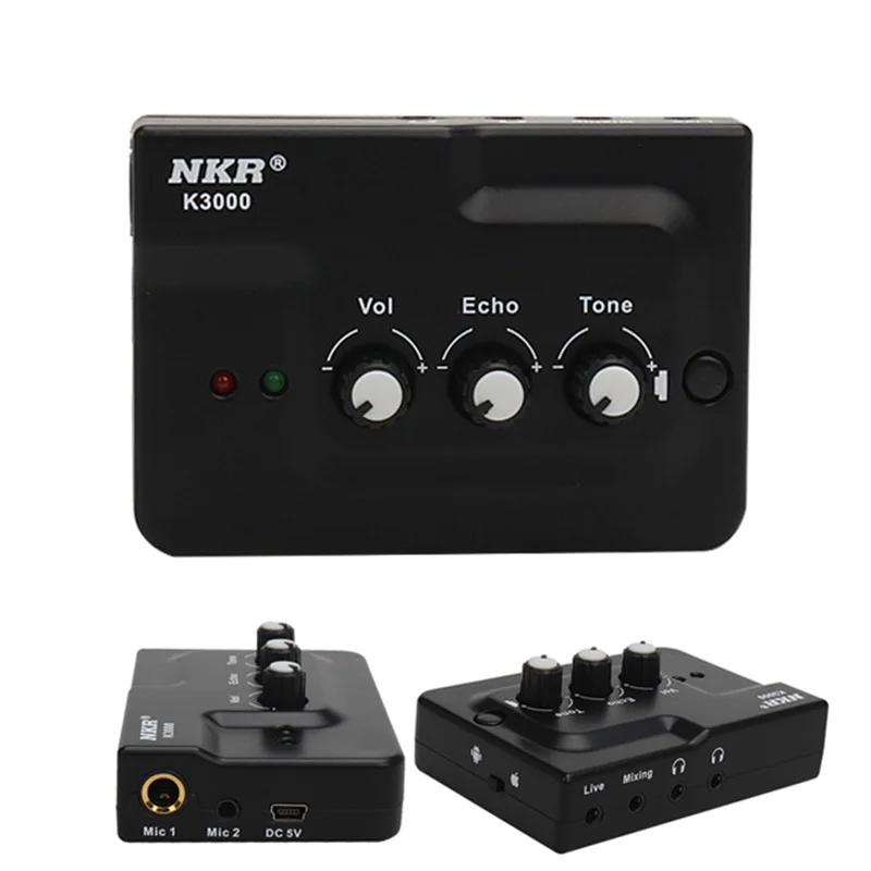 Carte son professionnelle de diffusion en direct Interface Audio d