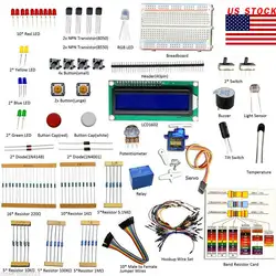 Adeept Новинка проект 1602 LCD стартовый набор для Arduino UNO R3 Mega 2560 Servo USA