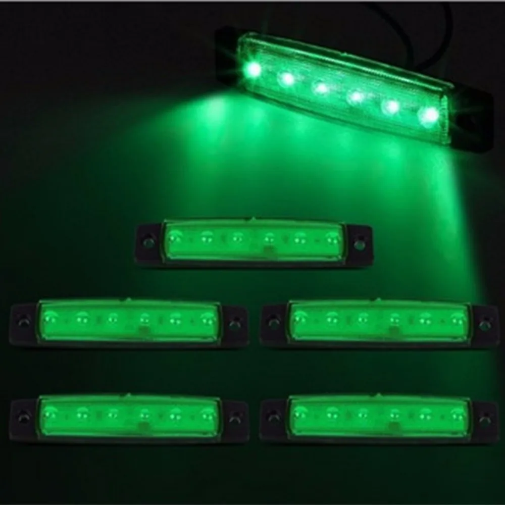20 pz 6 led красный белый синий желтый Клиренс для грузовика прицепа Световой